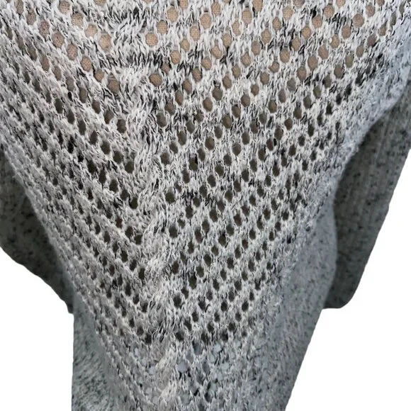 Bar III XL Pinhole Knit Sweater Marled Gray - Picture 5 of 5